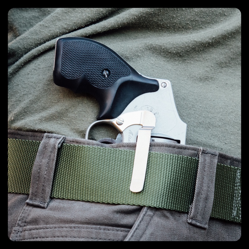 Belt clip – s&w j-frame revolver – silver or black