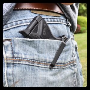 Ruger in pocket clip position