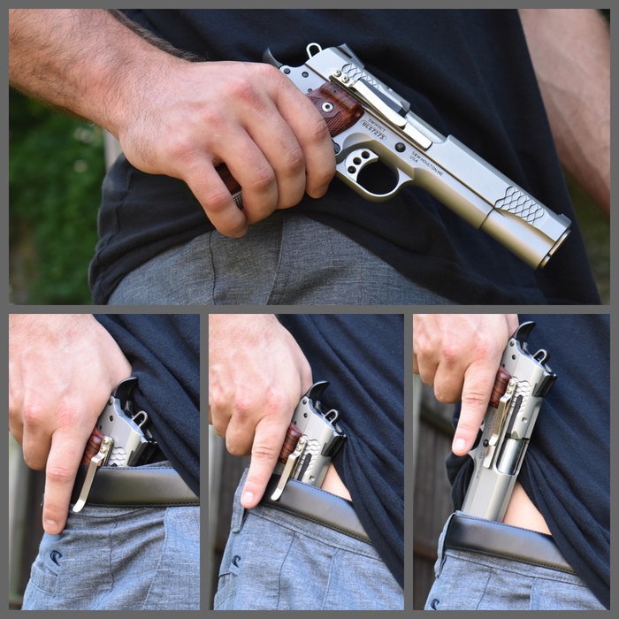 Details about   KAHR CLIPDRAW Semi Auto Belt Clip Holster Conceal Waistband SA-S Silver Pocket 