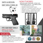 Belt clip – shield 9/40, shield 2.0, shield plus