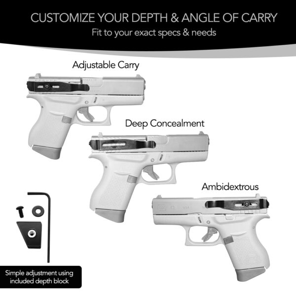 Adjustable belt clip – springfield xds & xds mod 2