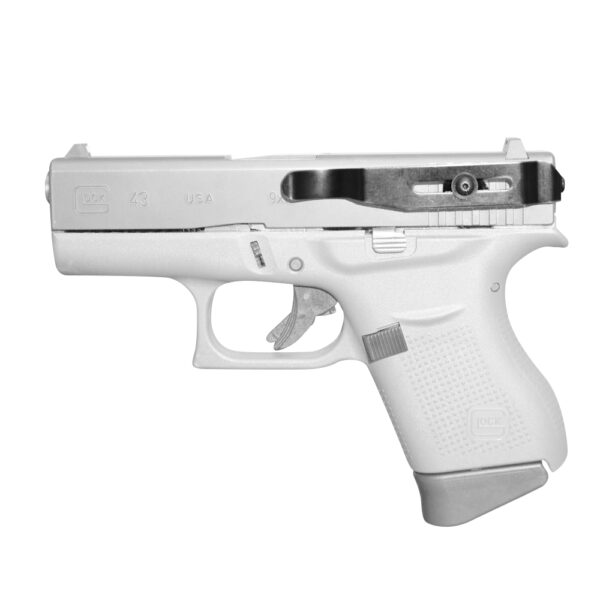 Detailed view of Clipdraw attachment for Glock 43