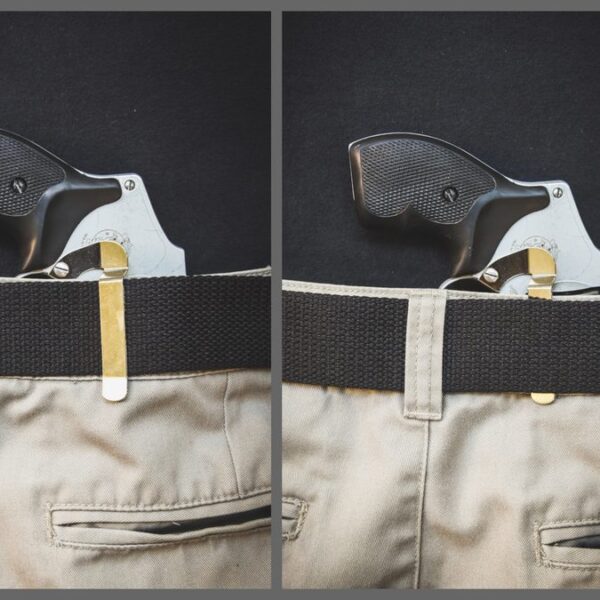  THECLIP.COM 610 Metal Belt Holster Clip Black Powder