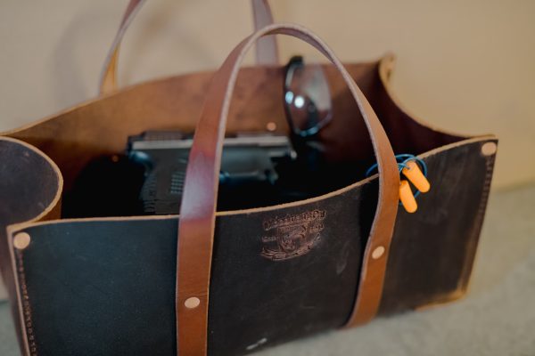 Leather shooting; tool bag