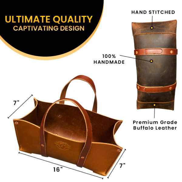 Leather shooting & tool bag