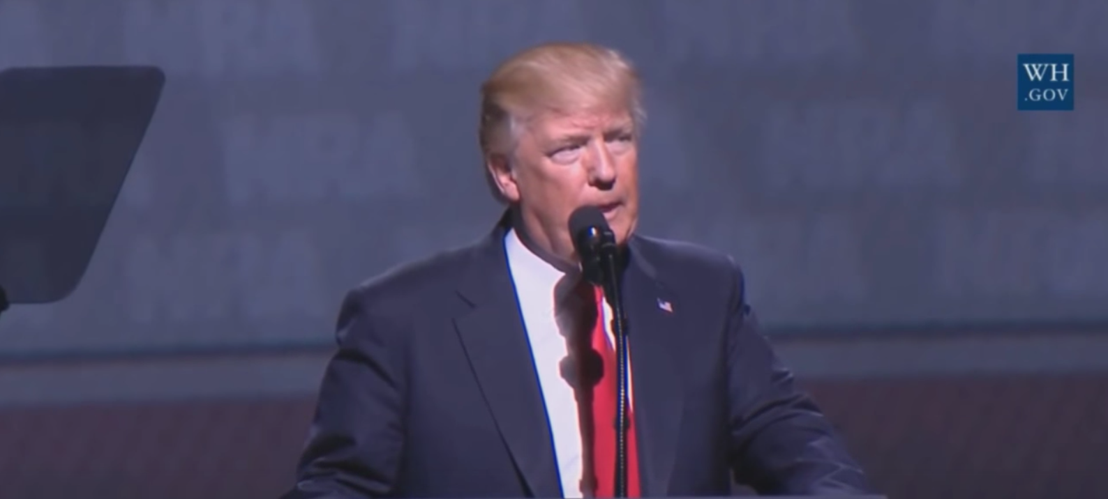 President trump speaks at nra national convention