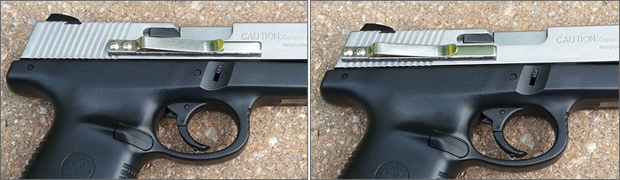 Universal clipdraw fits virtually all handguns